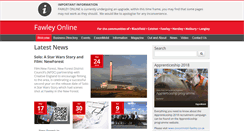 Desktop Screenshot of fawleyonline.org.uk